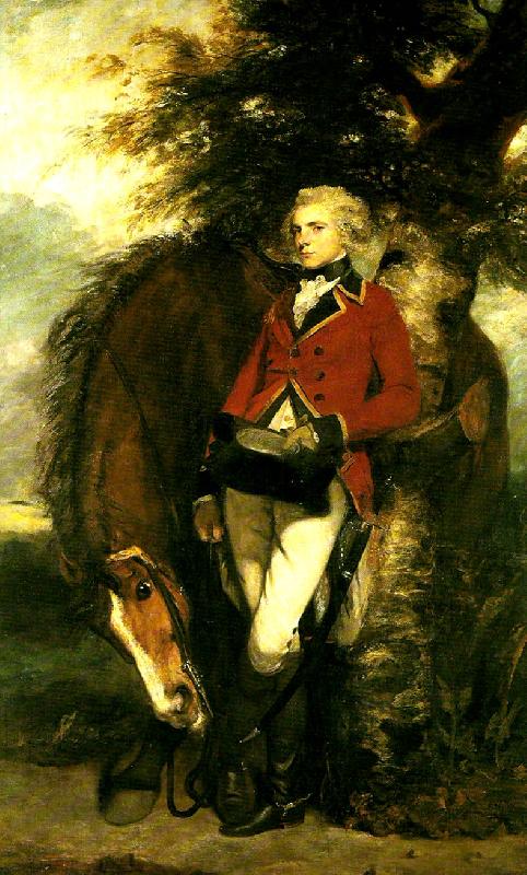 Sir Joshua Reynolds colonel george coussmaker China oil painting art